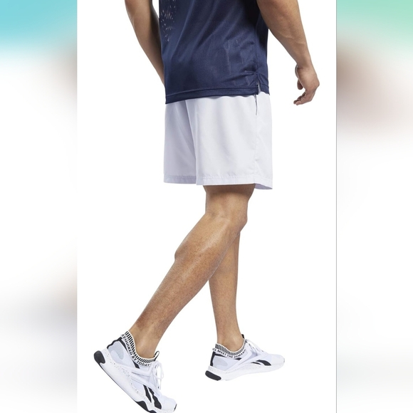 Reebok Reecycle Men's Light Gray Woven Shorts Medium M - Picture 8 of 13